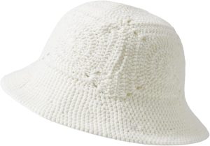 Bucket Hat for Women Men Handmade Crochet Knit Sun Hat Wide Brim Unisex Trendy Beach Vacation Getaway Headwear