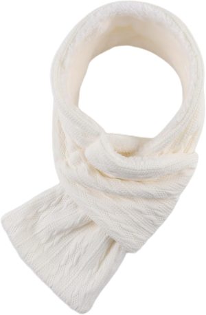 Unisex Winter Knit Warm Scarves Thick Fleece Scarf Cold Weather Soft Neck Warmer for Women Men