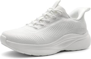 Women Slip on Walking Shoes Tennis Lightweight Gym Sneakers  Workout Breathable Hands-Free Cross Trainer Comfortable Fashion Sneakers