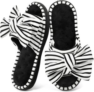 Women  Slide Slippers Memory Foam House Shoes