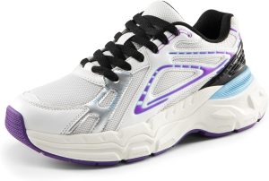 Women Platform Chunky  Fashion Sneakers Walking Lace-Up Comfortable -Style Sneakers Workout Sport Work Casual Tennis Shoes