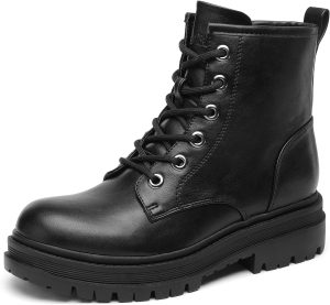 Lace-up Combat Boots Ankle Booties for Women